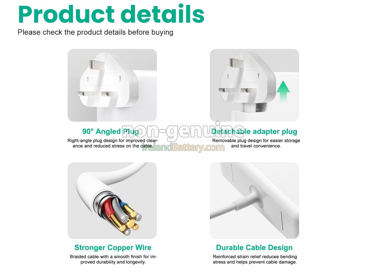 Replacement Apple A1304 EMC 2334 Adapter