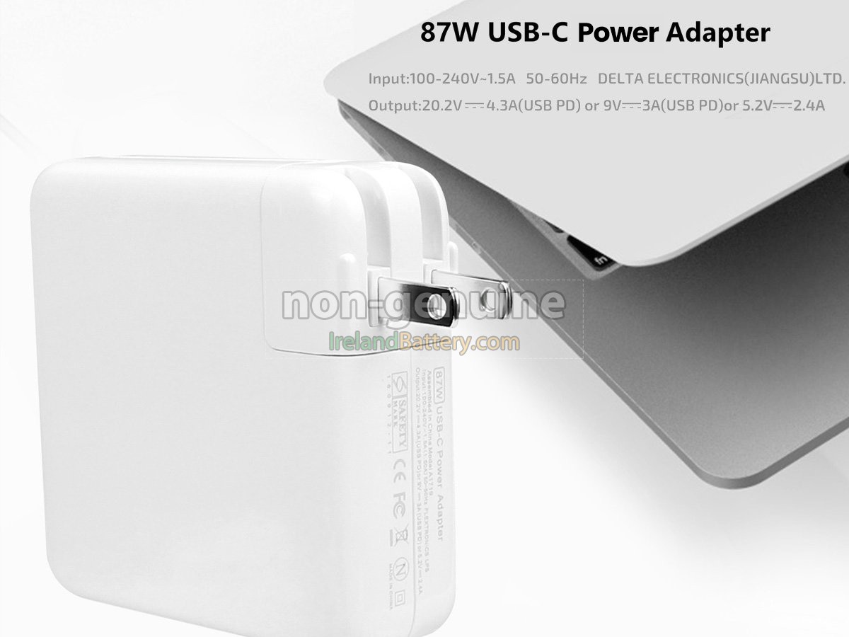 Replacement Apple 87W 20.2V-4.3A 100-240V~1.5A 50/60HZ Adapter