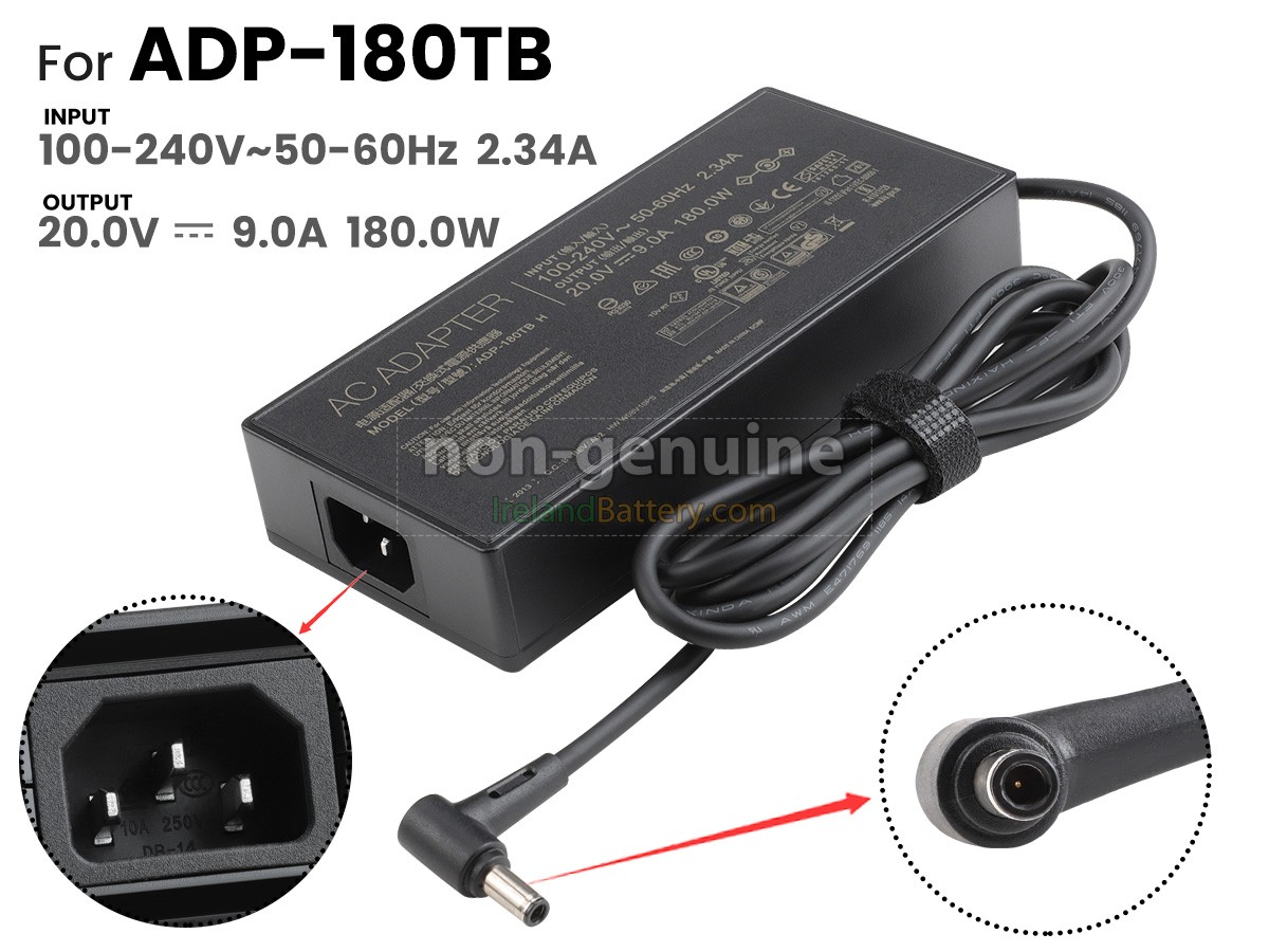Replacement Asus ADP-180UB BB Adapter
