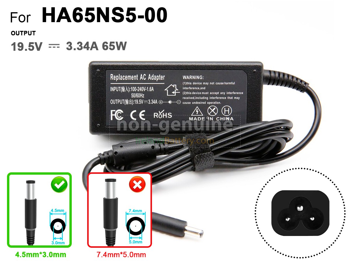 Replacement Dell HA65NS5-00 Adapter