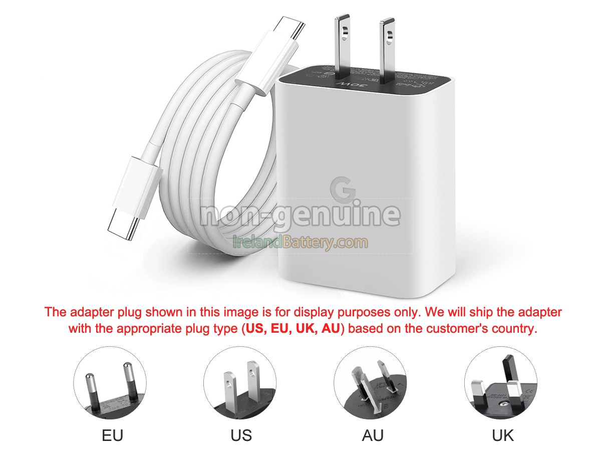 Replacement Google 30W USB-C POWER CHARGER Adapter