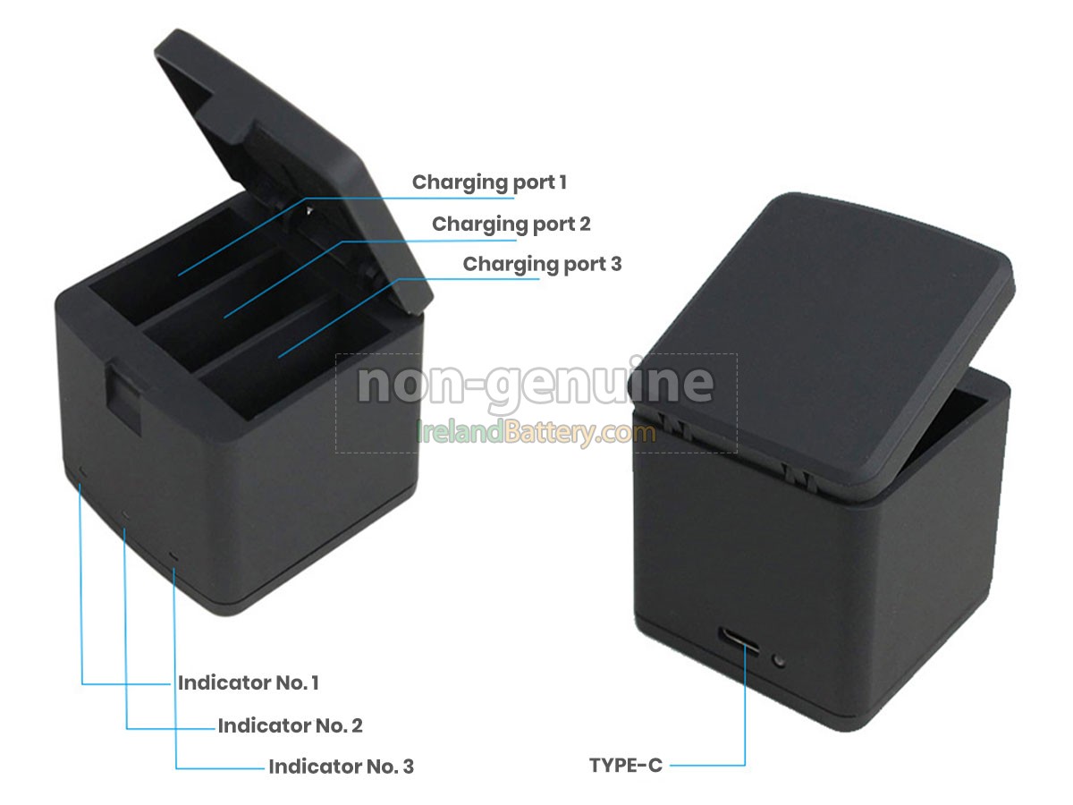 Replacement GoPro 3-CHANNEL CHARGER Adapter