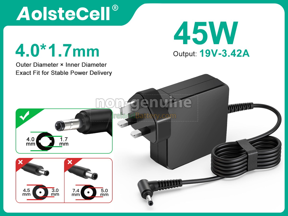 Replacement Lenovo ADLX45DLC3A Adapter