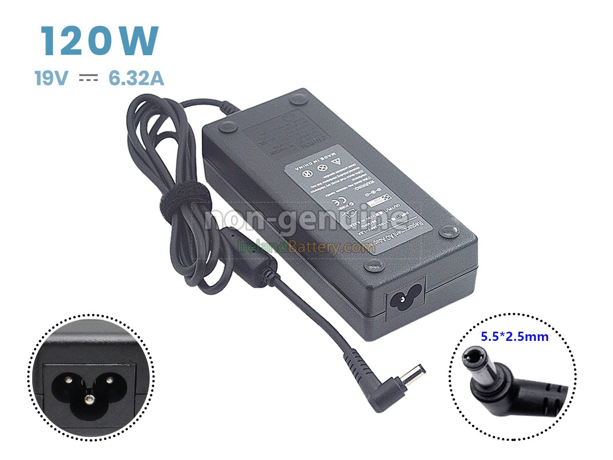 Replacement Lenovo 19V 6.32A 120W 5.5*2.5MM Adapter