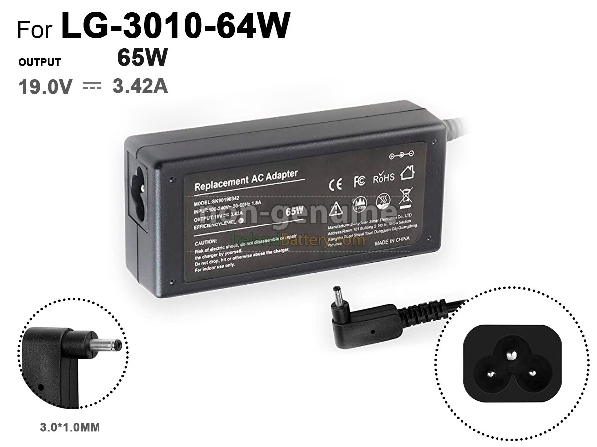 Replacement LG PA-1650-43 Adapter