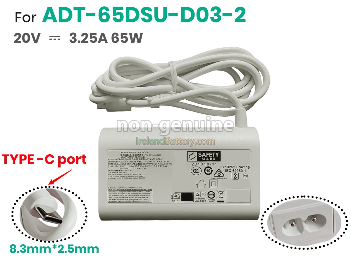 Replacement LG ADT-65DSU-D03-2 Adapter