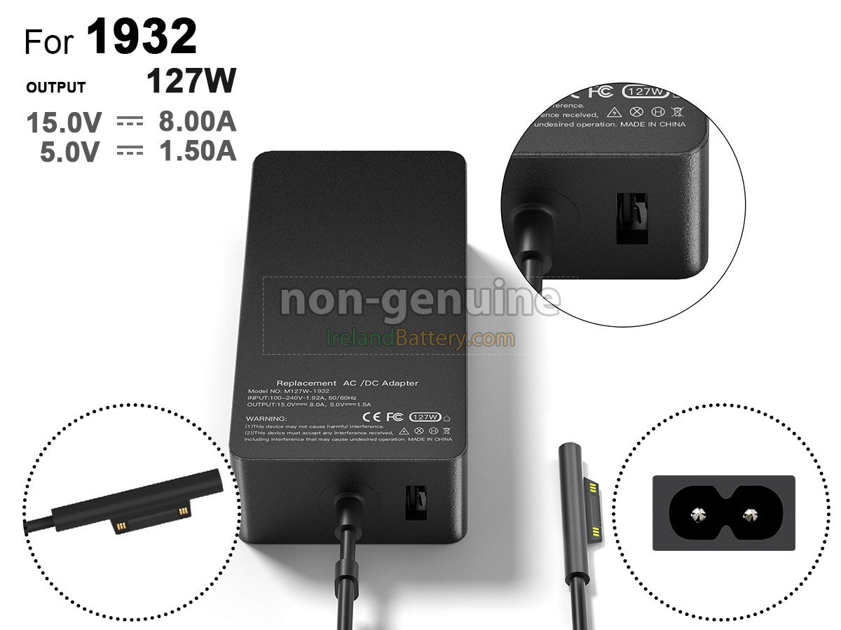 Replacement Microsoft SURFACE 127W POWER ADAPTER Adapter