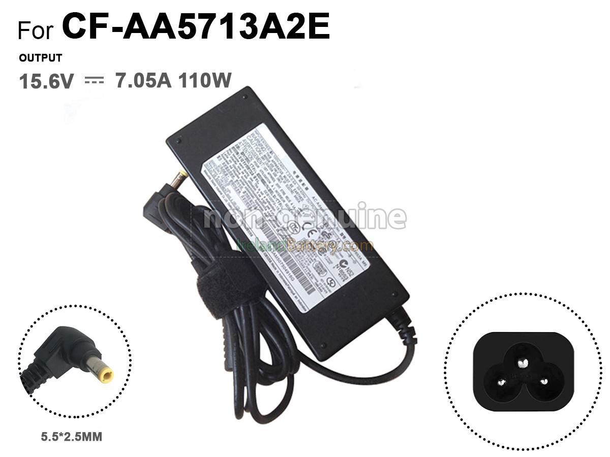 Replacement Panasonic 110W 15.6V 7.05A 5.5*2.5 Adapter