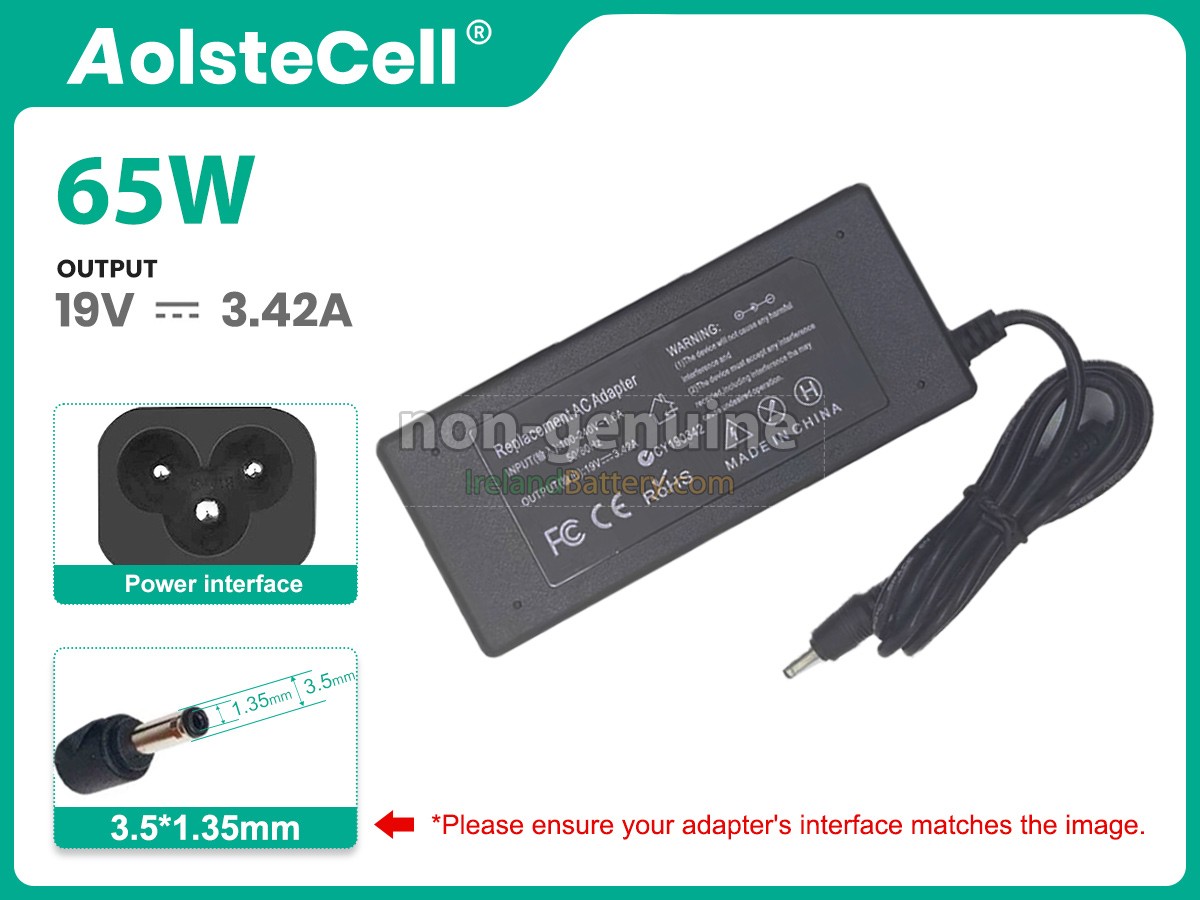 Replacement Toshiba SATELLITE PRO R50-EC-11J C50-H-11D C50-E-11L Adapter