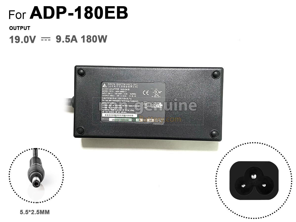 Replacement Toshiba ADP-180HB D Adapter