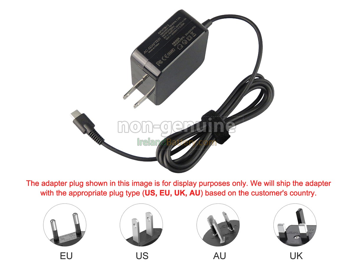 Replacement XiaoMi 20V 2.5A 45W USB-C Adapter