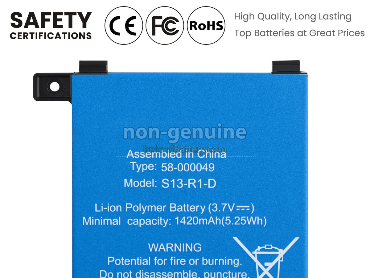 replacement Amazon KINDLE PAPERWHITE 2 battery