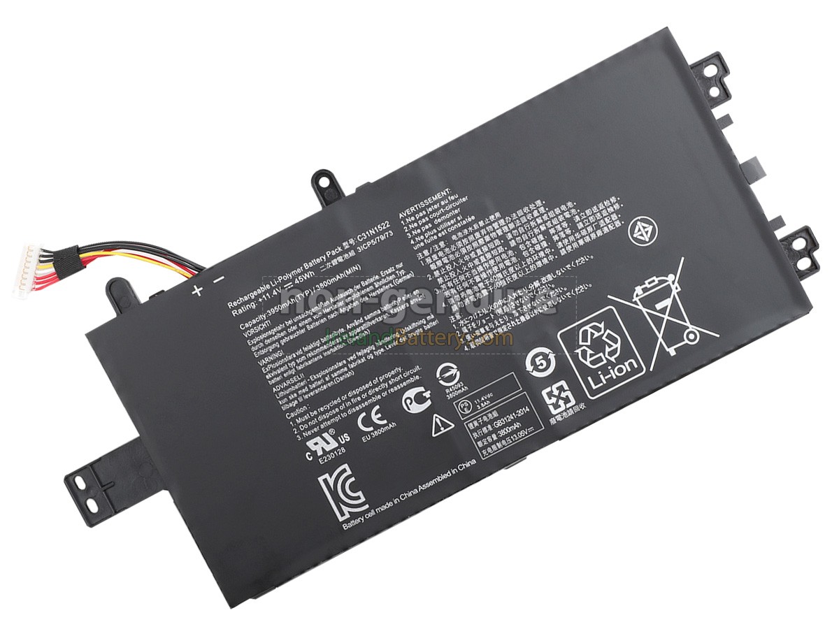 replacement Asus Q553UB-1A battery