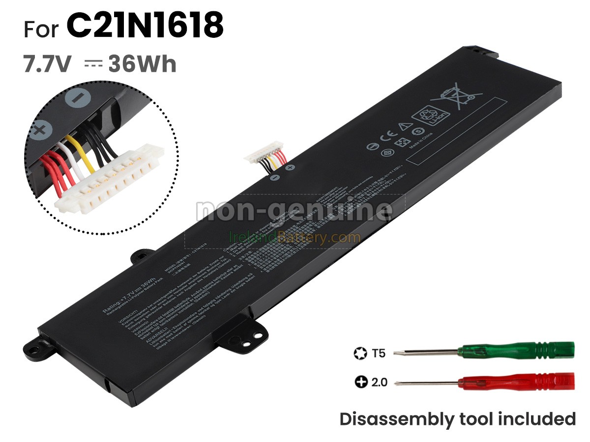 replacement Asus C21N1618 battery