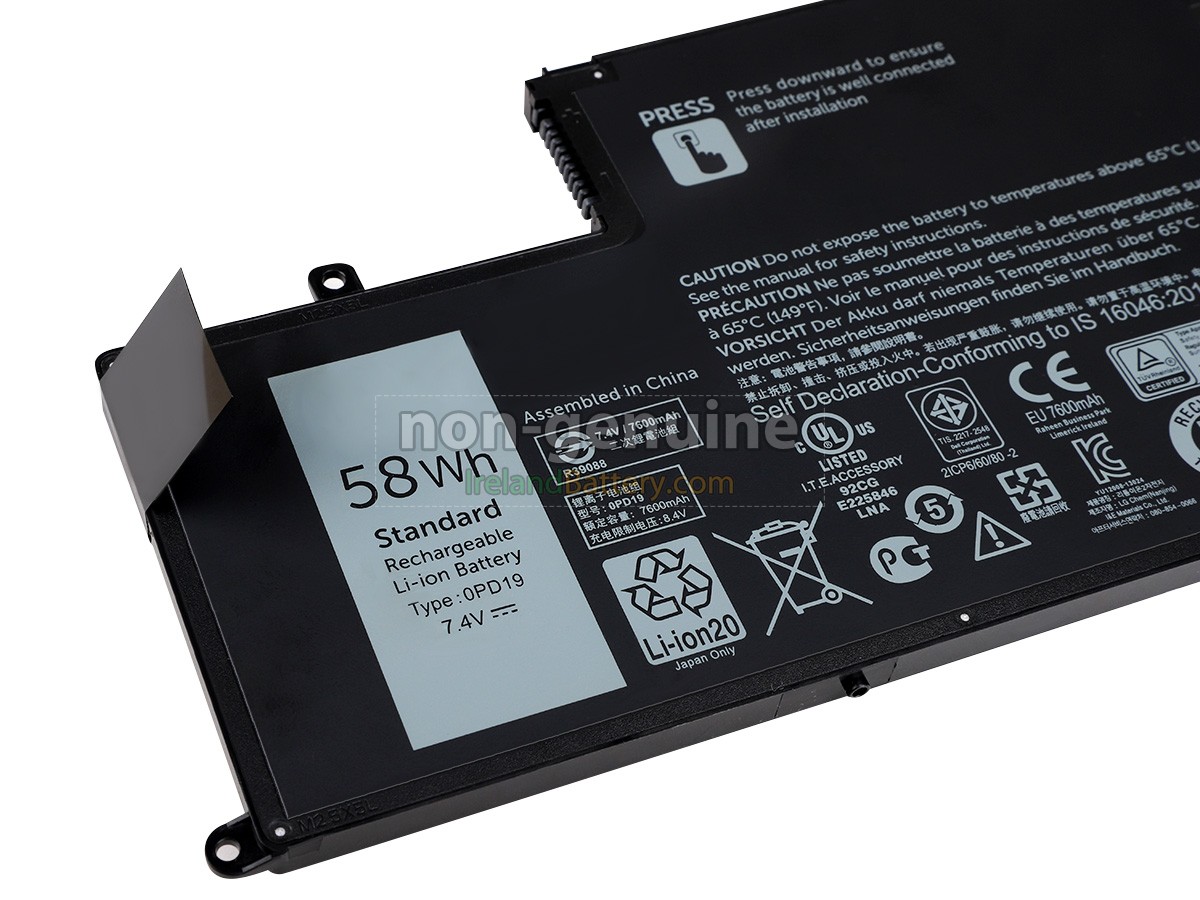 replacement Dell DWFYM battery