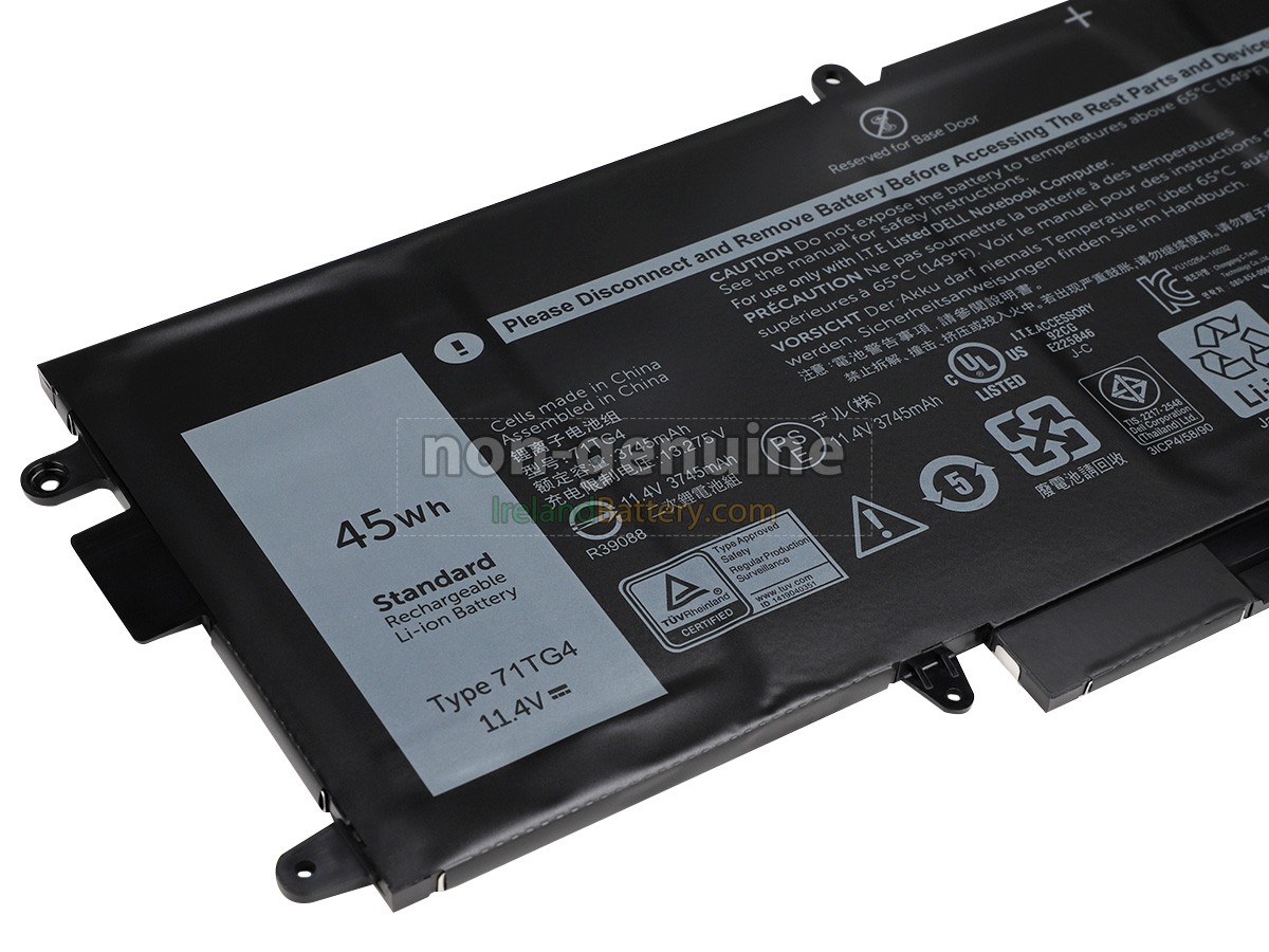 replacement Dell Latitude 7389 2-IN-1 battery