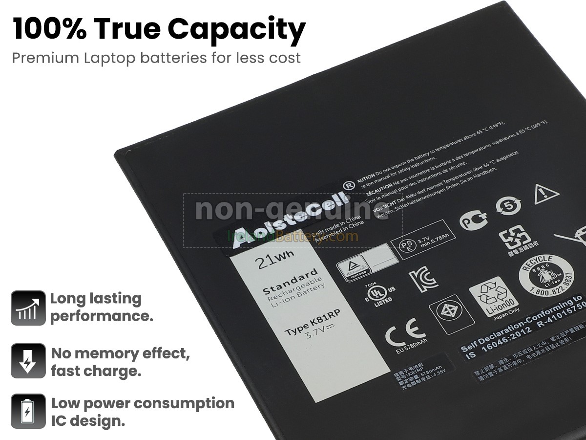 replacement Dell Venue 8 7000 battery
