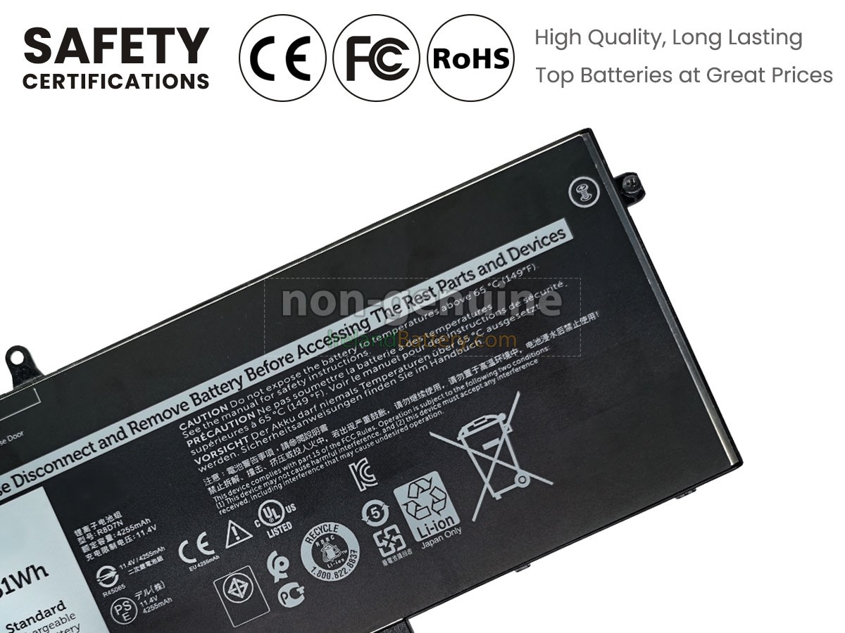 Dell Inspiron 7706 2-IN-1 Laptop Battery Replacement 