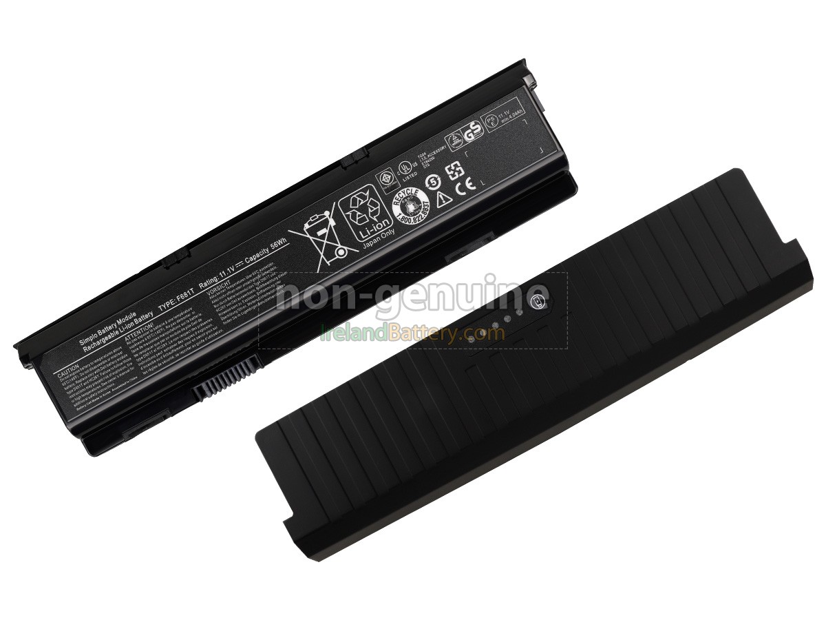 replacement Dell F681T battery