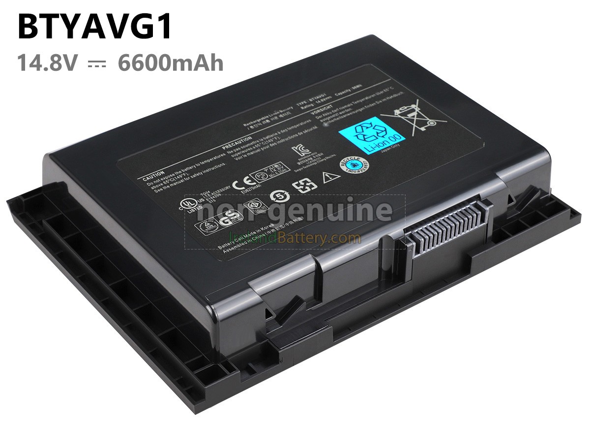 replacement Dell P12E002 battery
