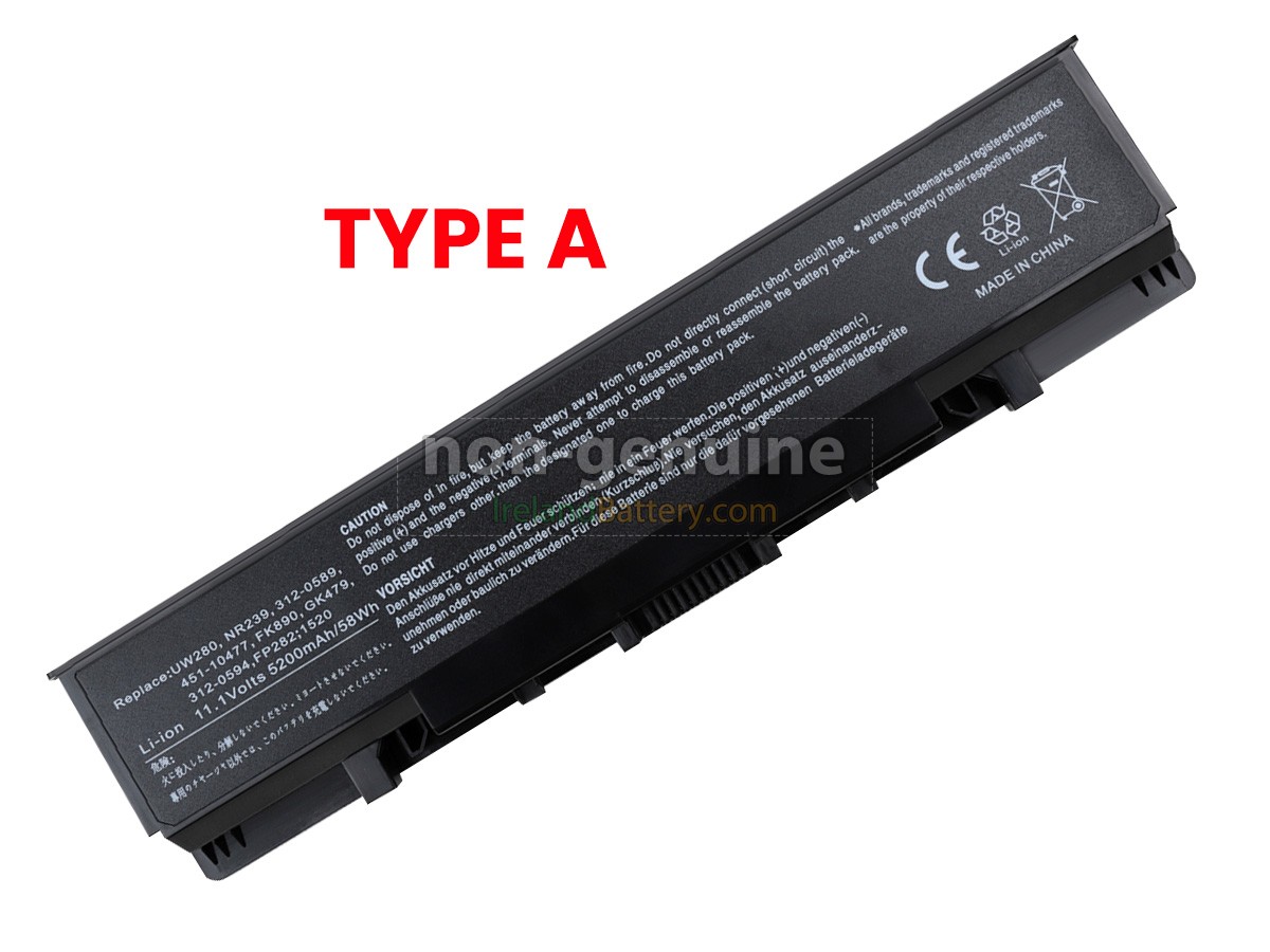 replacement Dell UW280 battery