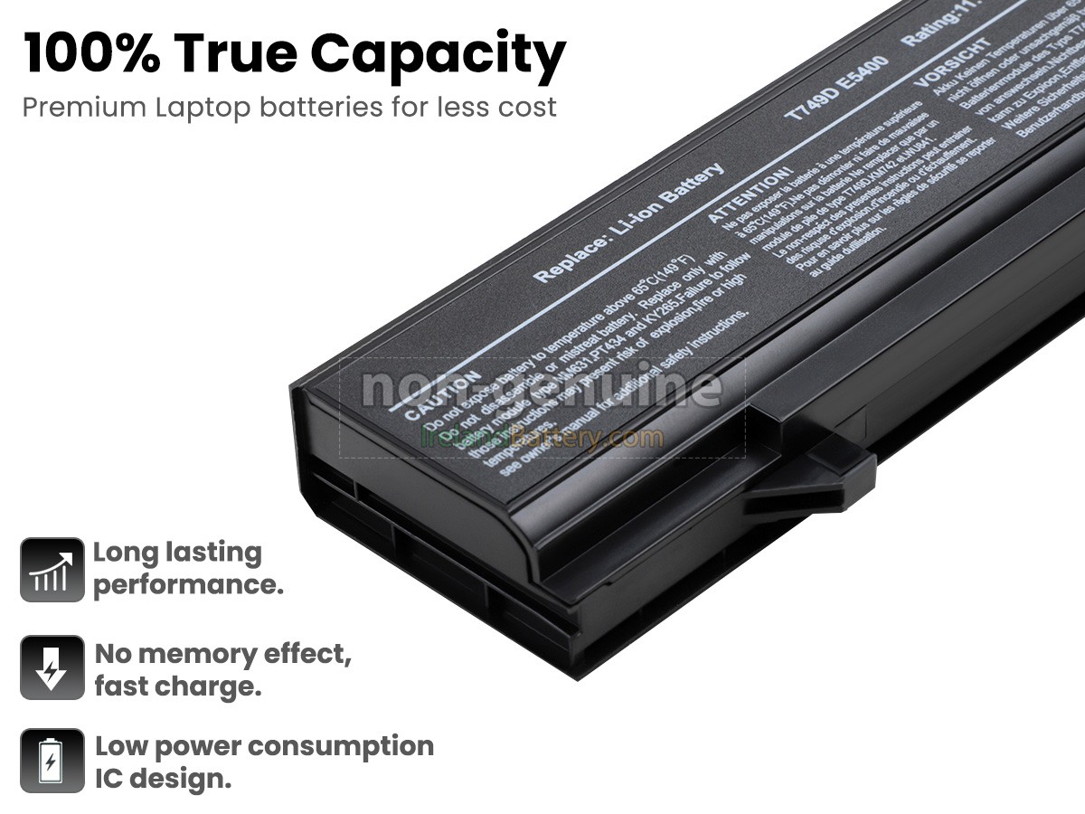 replacement Dell Latitude E5400 battery