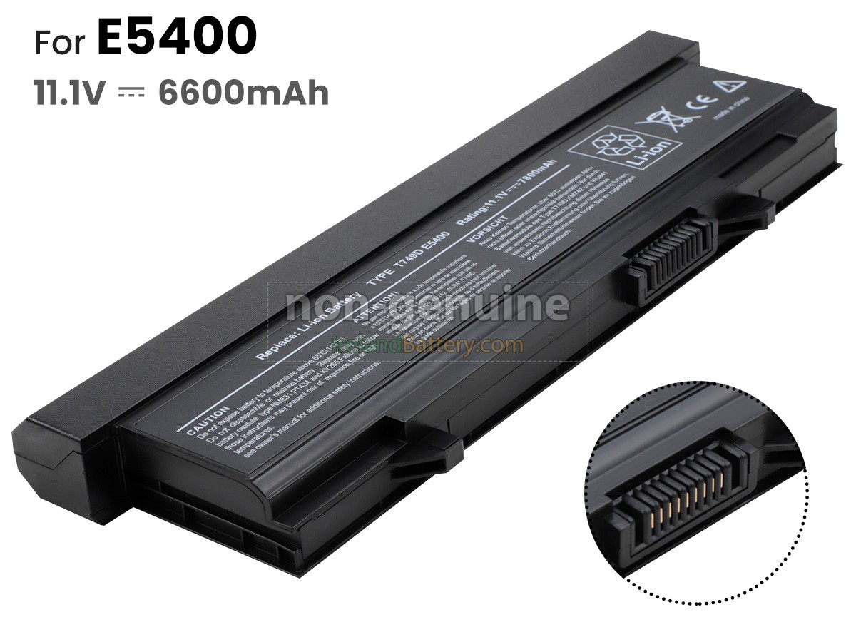 replacement Dell Latitude E5400 battery