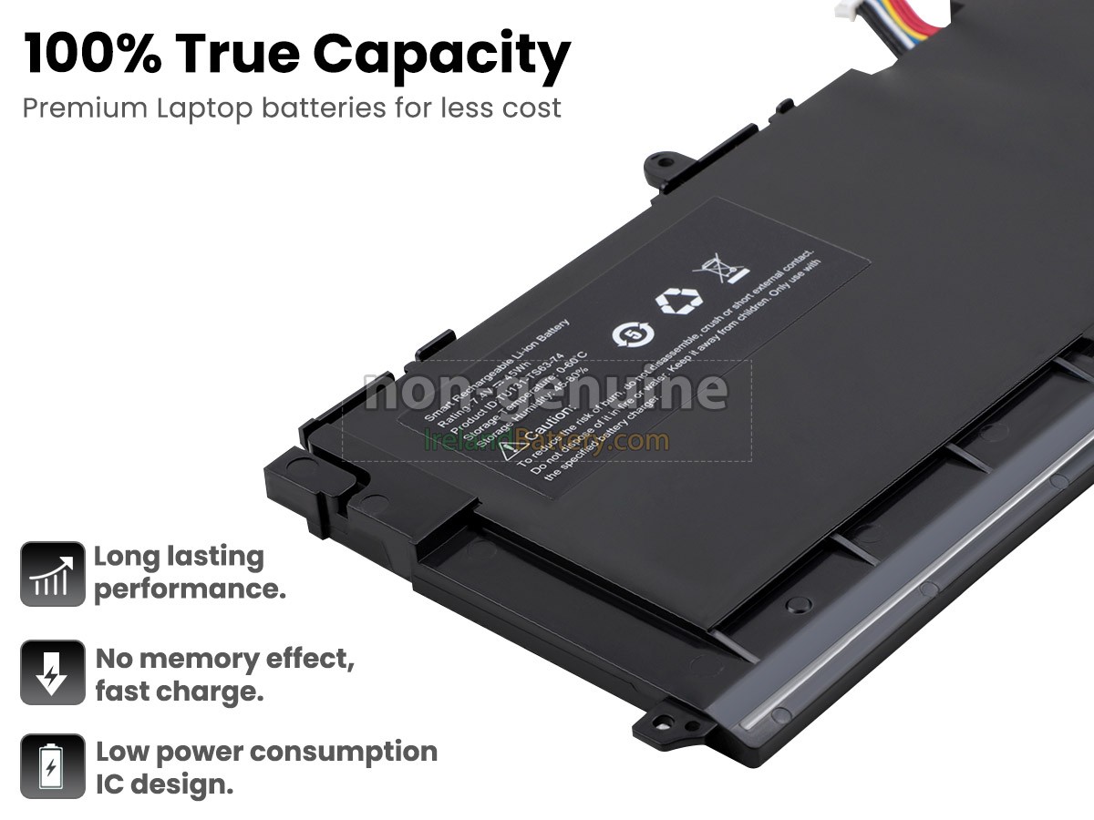 replacement Dell XPS 13(8808) battery