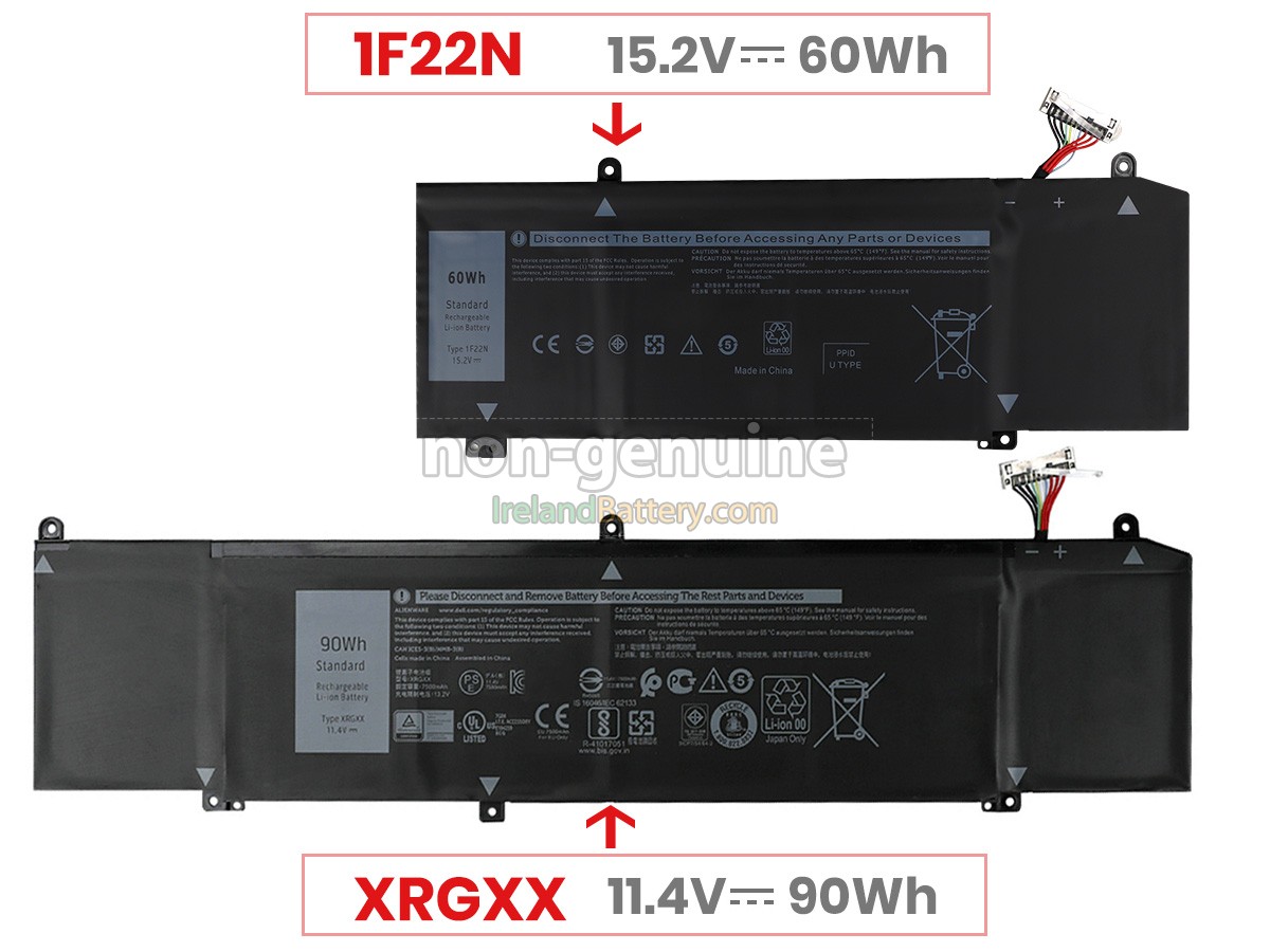 replacement Dell Alienware M17 battery
