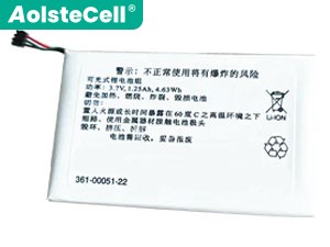 Battery for Garmin 361-00051-22
