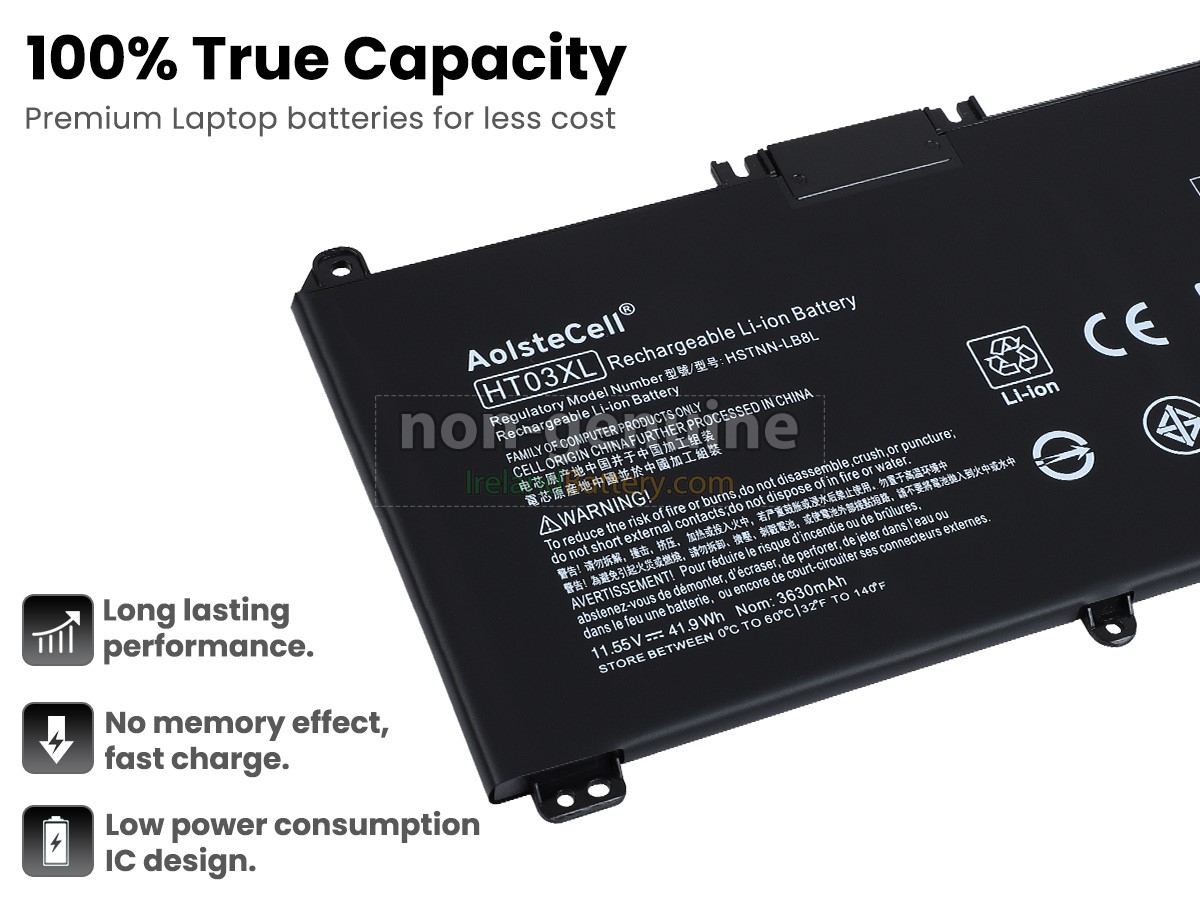 replacement HP TF03XL battery