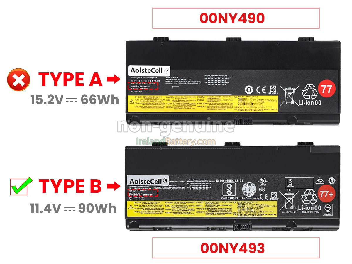 replacement Lenovo ThinkPad P50 battery