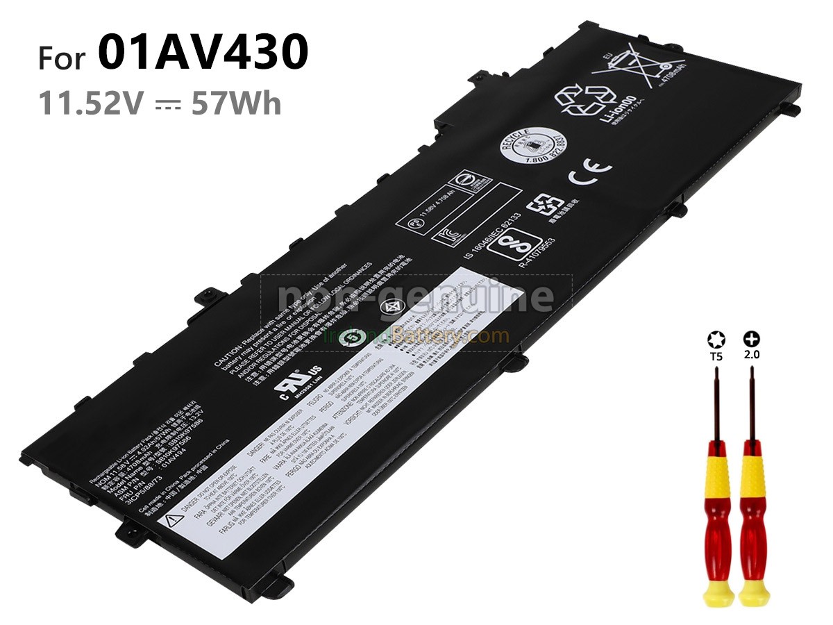replacement Lenovo 01AV430 battery