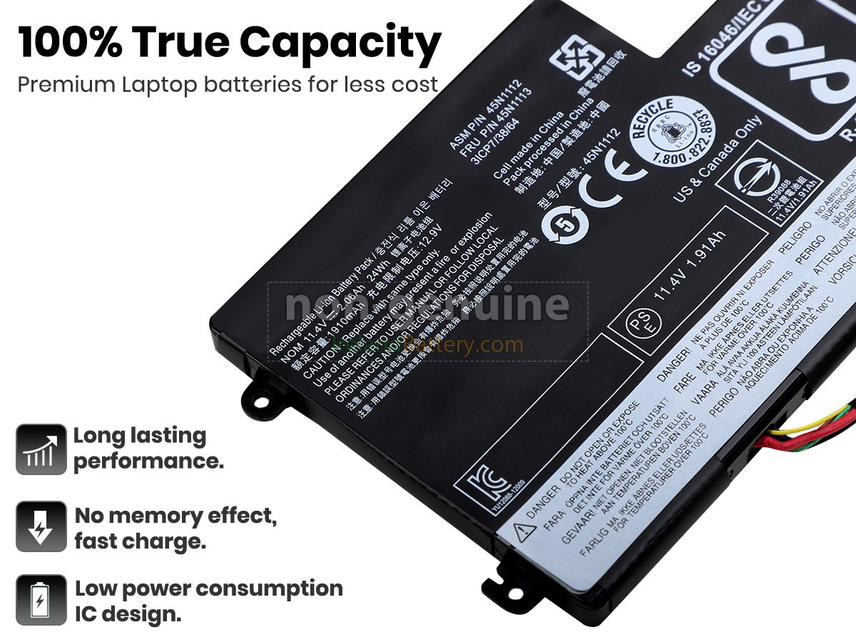 replacement Lenovo ThinkPad L470 battery