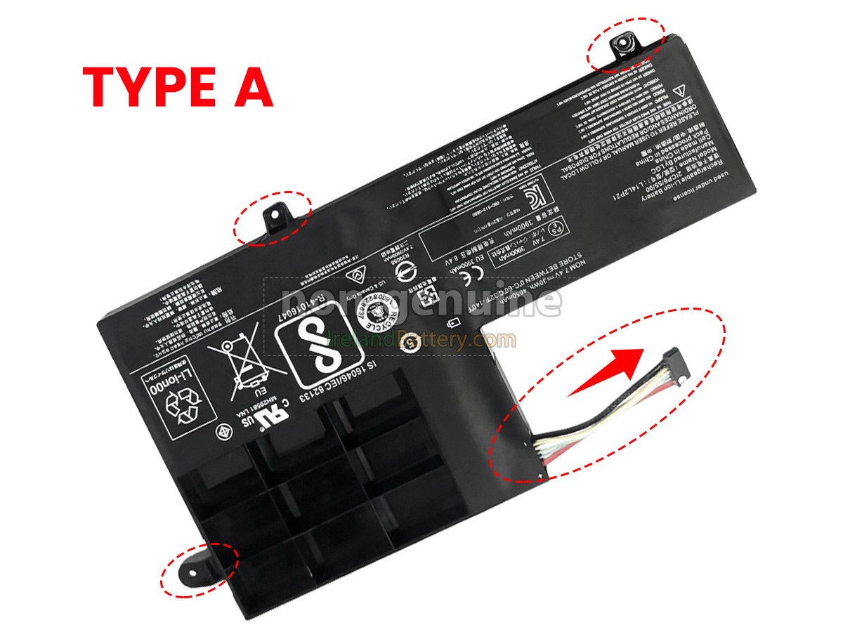 replacement Lenovo IdeaPad 510S-14ISK battery