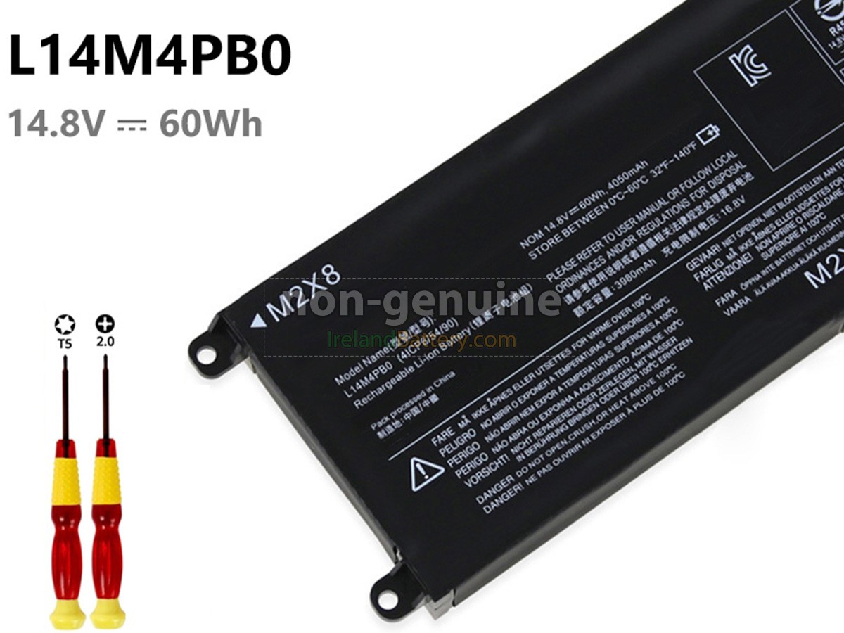 replacement Lenovo L14M4PB0 battery