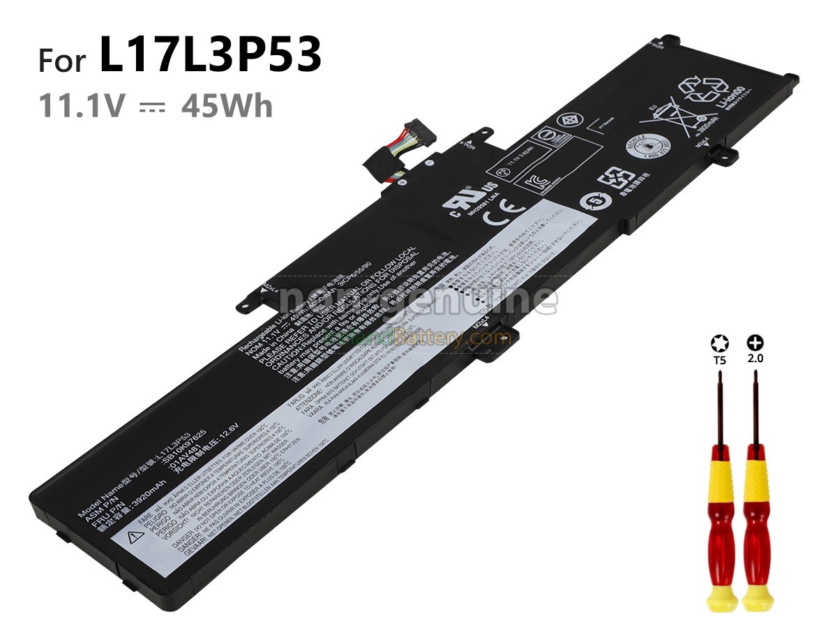 replacement Lenovo SB10K97626 battery