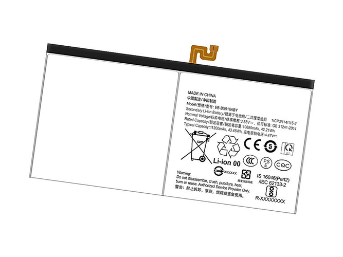 Battery for Samsung SM-X906U